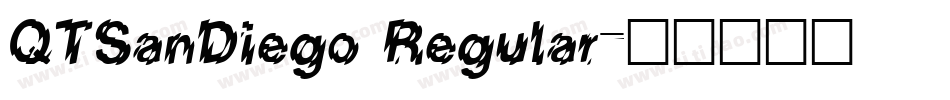 QTSanDiego Regular字体转换